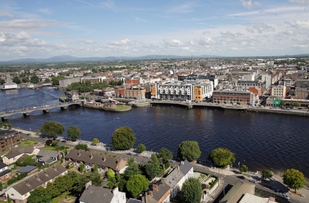 Limerick City Aerial Shot